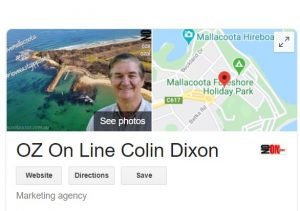 Website listing in Google