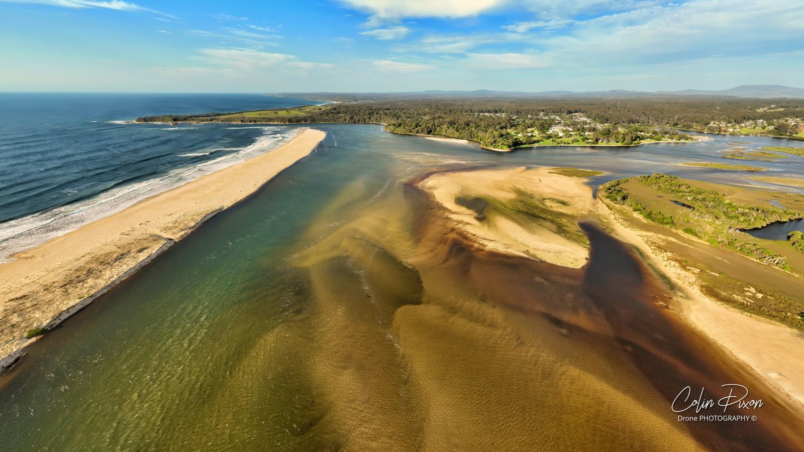 A Drone's Journey Over Harrison's Channel 13 Dec 2023