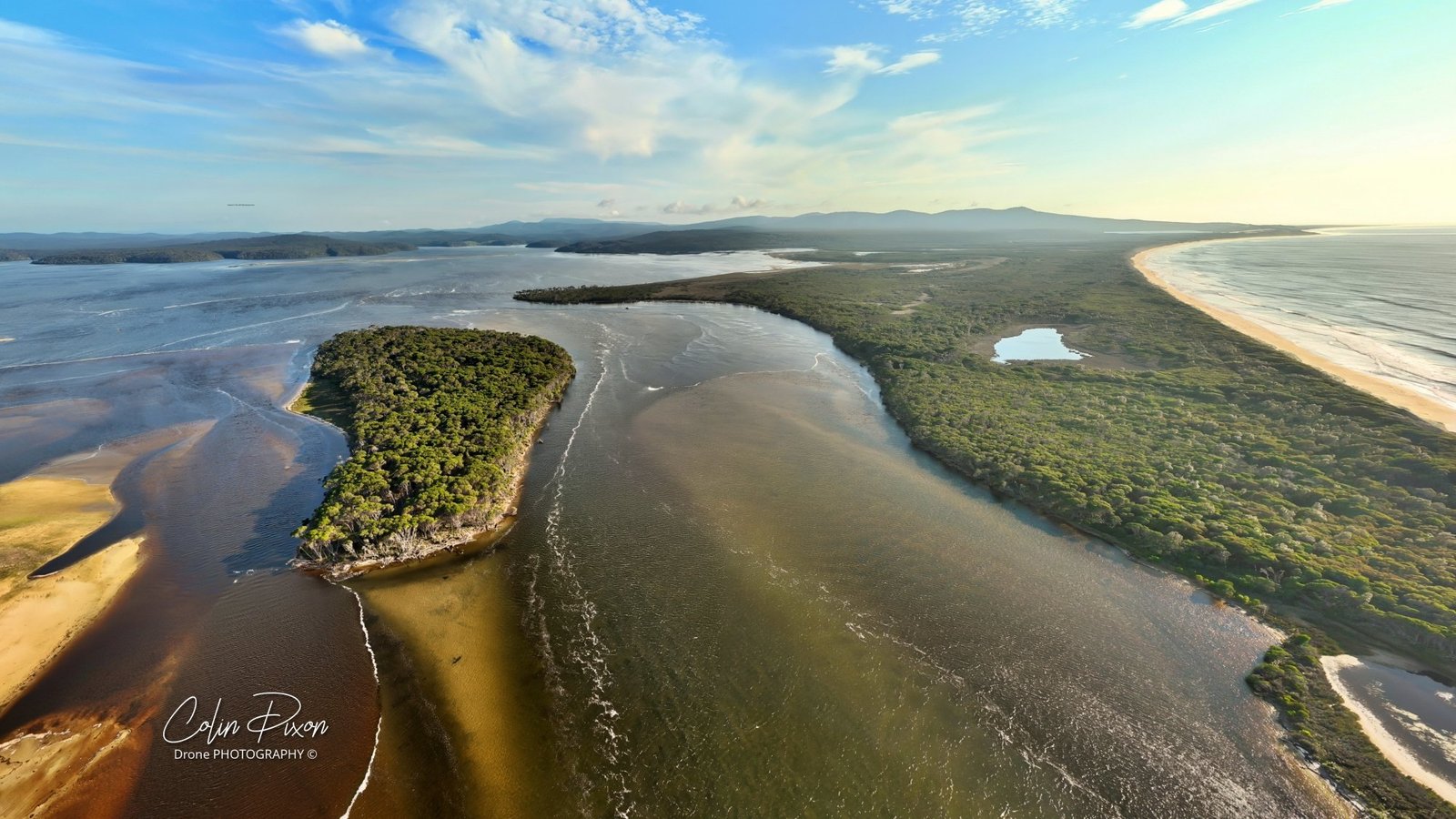 A Drone's Journey Over Harrison's Channel 13 Dec 2023