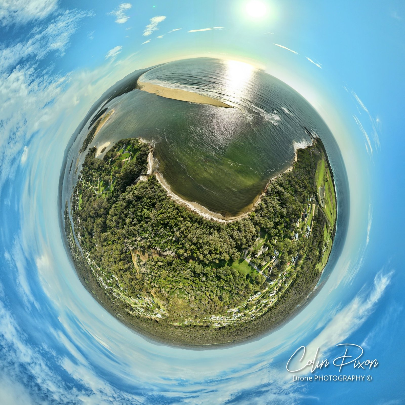 A Drone's Journey Over Harrison's Channel 13 Dec 2023